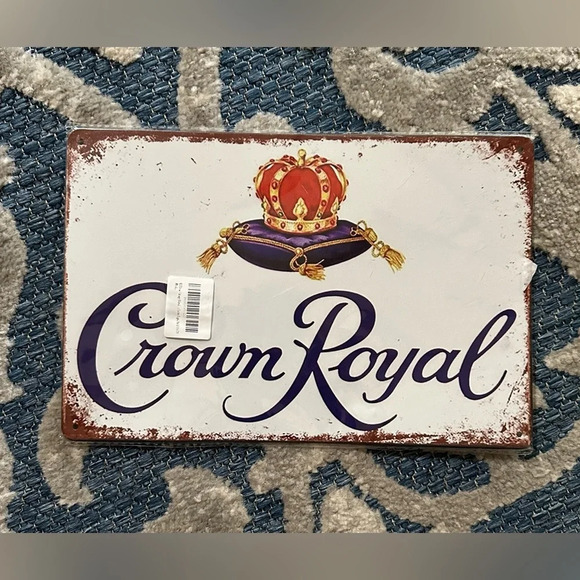 Crown Royal Tin Sign Brand New *Price Firm* - Picture 1 of 2